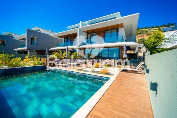 Kalkan Bölgesinde Benzersiz Tasarıma Sahip Villa